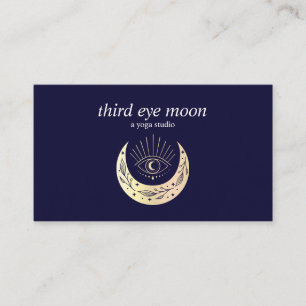Holographic Third EYE Moon Yoga Spiritual Coach  Business Card