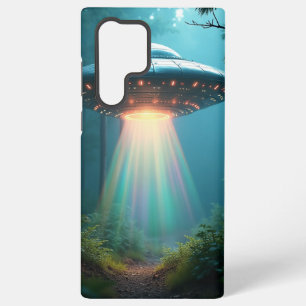  Holographic UFO Samsung Case – Forest Light Beam