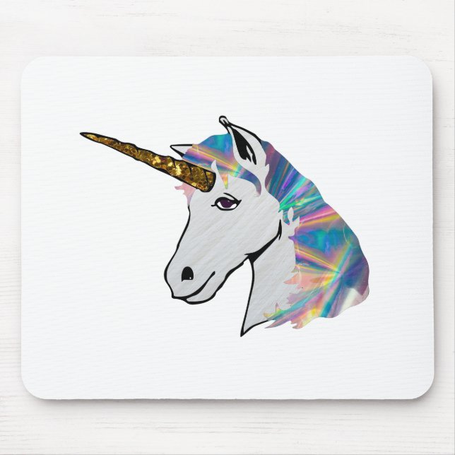 holographic unicorn mouse mat (Front)