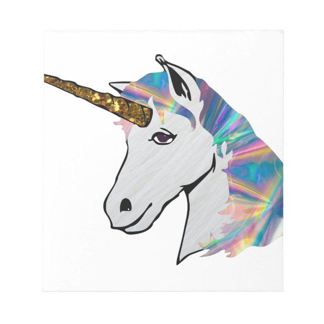 holographic unicorn notepad (Front)