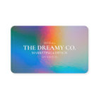 Holographic Vintage Business Card