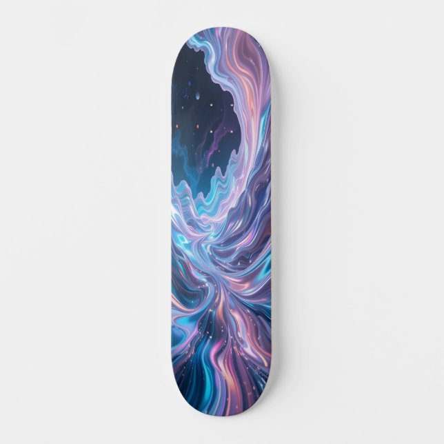 Holographic Waves Edition 3 Skateboard (Front)