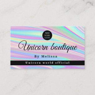 Holography Unicorn Business Card