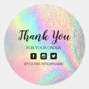 Holography Unicorn Sticker . Elegance and harmony 