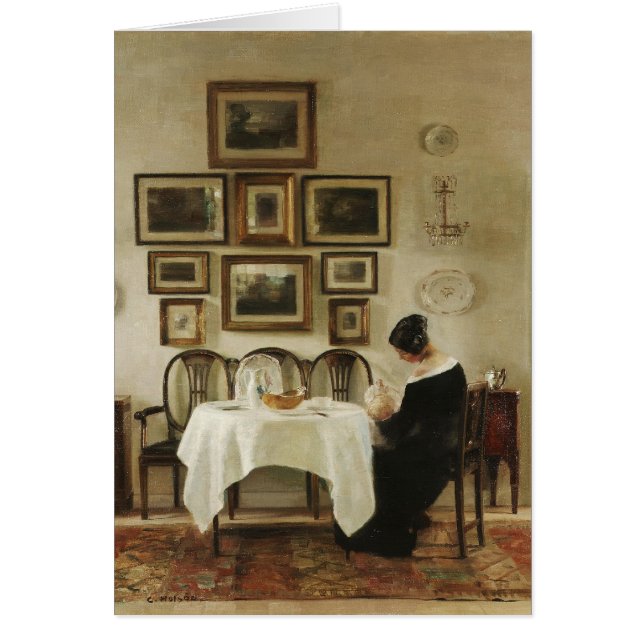Holsøe Mother and child in a dining room CC0463 (Front)