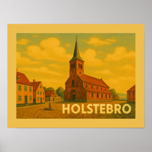 Holstebro Denmark Giacometti Poster