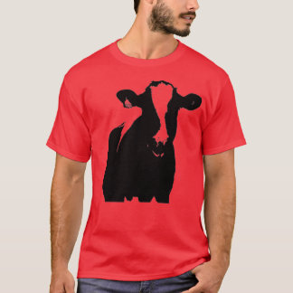 Holstein cow, black and white cow  T-Shirt