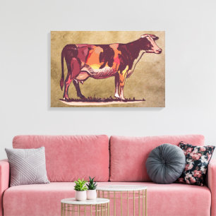 Holstein Cow Canvas Print