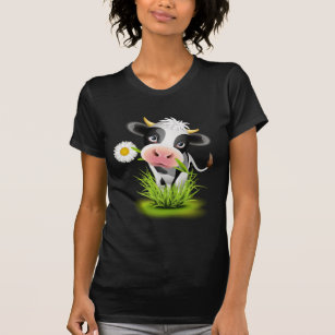 Holstein cow in grass T-Shirt