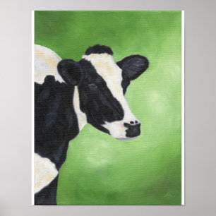 Holstein cow print 11"x14"