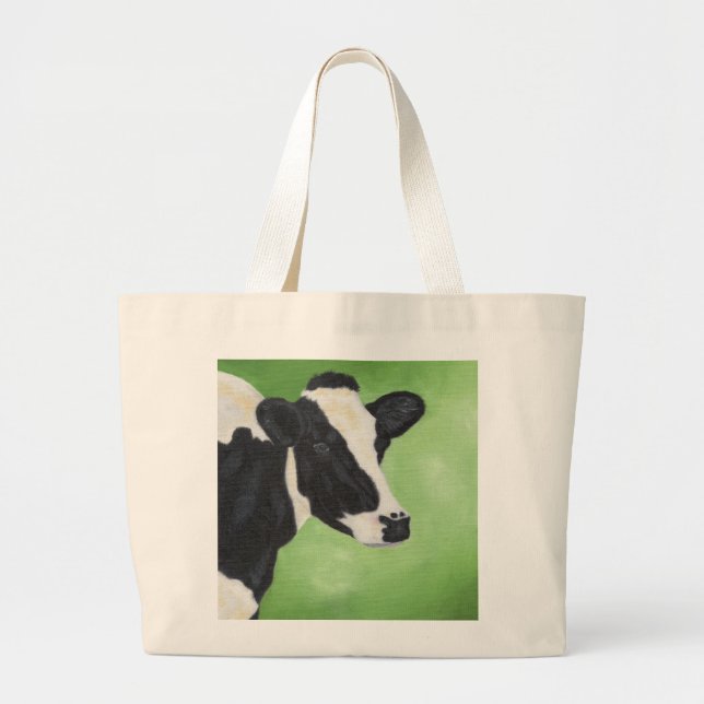 Holstein cow shopping bag (Front)