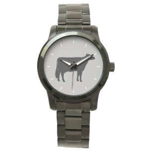 Holstein Cow Silhouette Watch