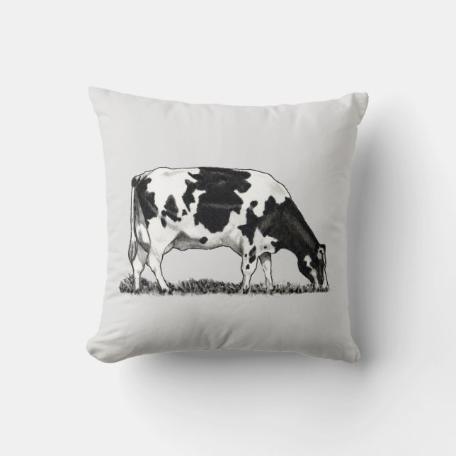Holstein Dairy Cow Cushion (Front)