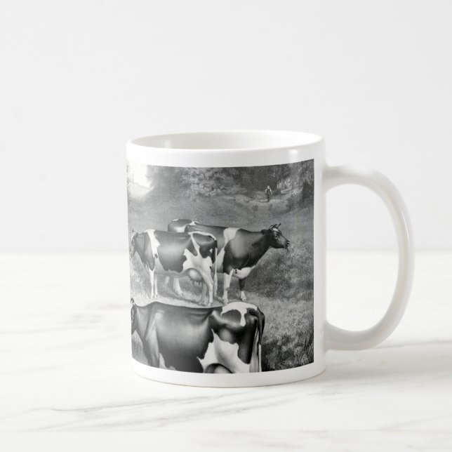 Holstein fresian cows fresian cows coffee mug (Right)