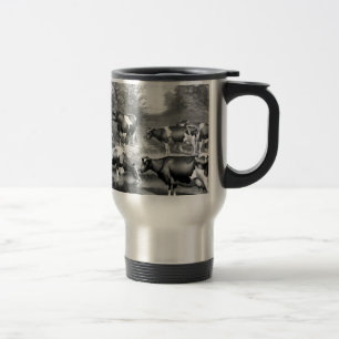 Holstein fresian cows fresian cows travel mug
