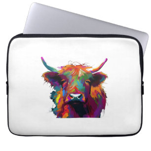 Holstein Friesian Cow - Cute Cow - Gift For Cow Lo Laptop Sleeve