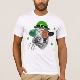 Holstein Friesian Dairy Cow St Patrick's Day T-Shirt