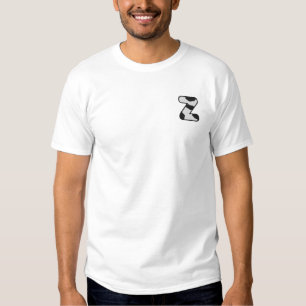 Holstein Letter Z Embroidered T-Shirt