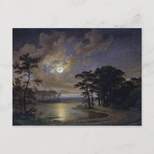 Holstein Sea - Moonlight, 1847 Postcard
