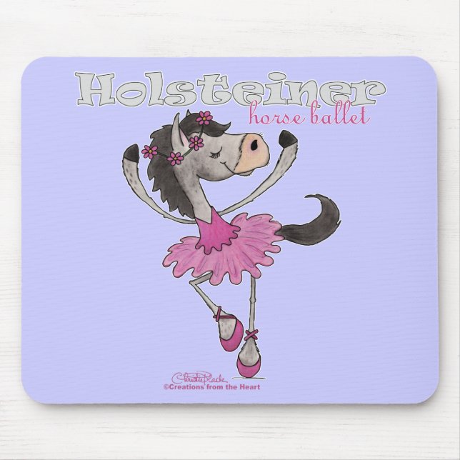 Holsteiner Horse Ballet Mouse Mat (Front)