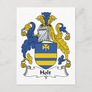 Holt Family Crest Postcard