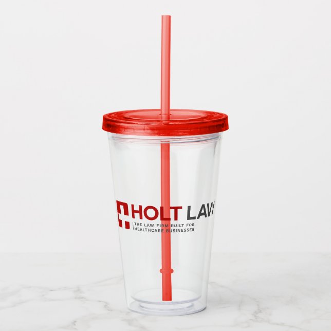 Holt Law Acrylic Tumbler (Front)