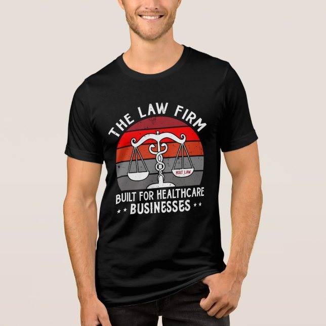 Holt Law T-shirt New Design Tri-Blend Shirt (Front)