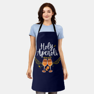 Holy Aperoli Witty Trendy Aperol Spritz Statement Apron