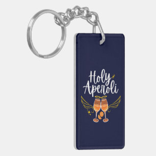 Holy Aperoli Witty Trendy Aperol Spritz Statement Key Ring
