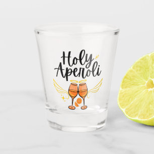 Holy Aperoli Witty Trendy Aperol Spritz Statement Shot Glass