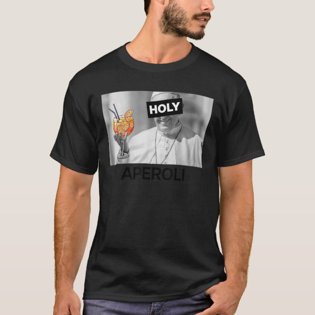 HOLY APEROLI X POPE THE POPE DRIP X FRANCIS SPRITZ T-Shirt (Front)