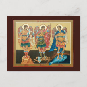Holy Archangels Prayer Card
