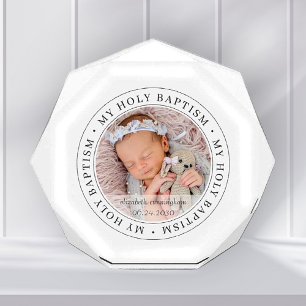 Holy Baptism Simple Frame Modern Custom Photo