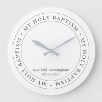 Holy Baptism Simple Frame Modern Custom Photo