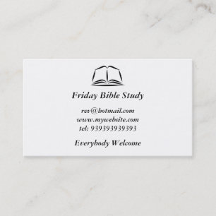 Holy Bible Business Card
