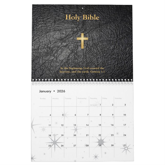 Holy Bible Calendar Edition (Jan 2026)