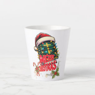 Holy Bible Christian Religious Christmas Hat Xmas Latte Mug