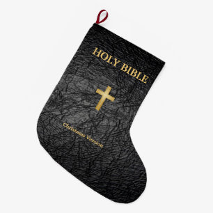 Holy Bible Christmas Stocking