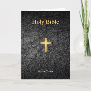 Holy Bible Greeting Card