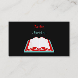 Holy Bible, Pastor, Jacobs Business Card