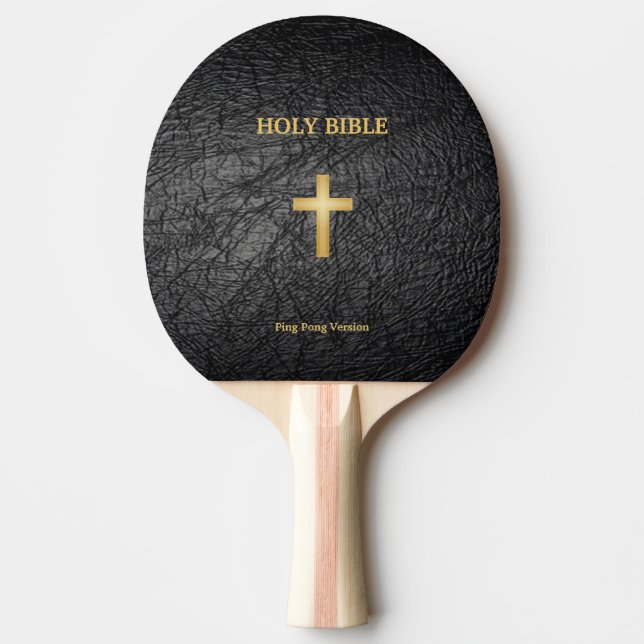 Holy Bible Ping Pong Paddle (Front)