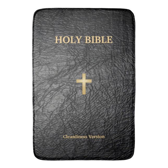 Holy Bible Shower Mat (Front Vertical)
