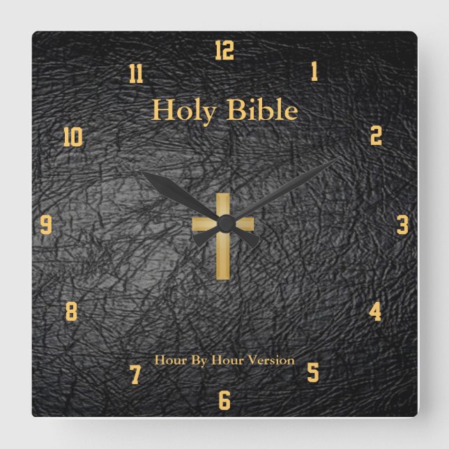 Holy Bible Wall Clock (Front)