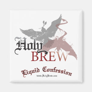 Holy Brew magnet - square