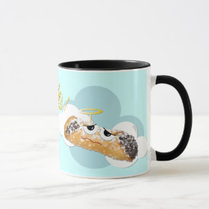 'holy cannoli !'  humourous parody mug