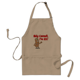 Holy Cannoli I'm 65 Funny Italian Pastry Cartoon Standard Apron