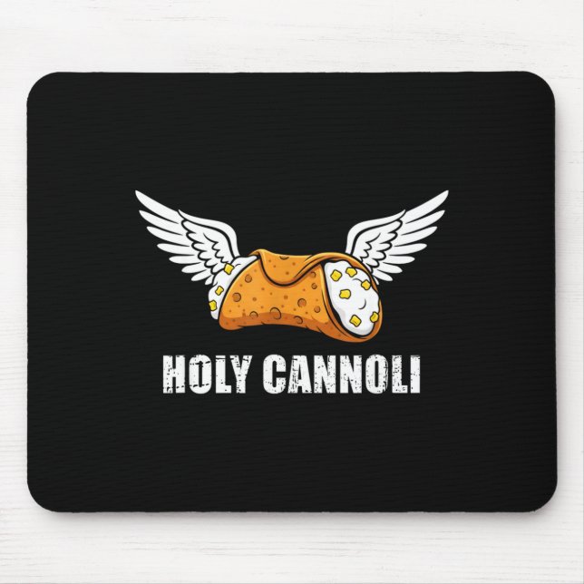 Holy Cannoli Tri-blend Funny Quote  Mouse Mat (Front)