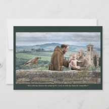 Holy Card | Saint Francis with Bonaventure