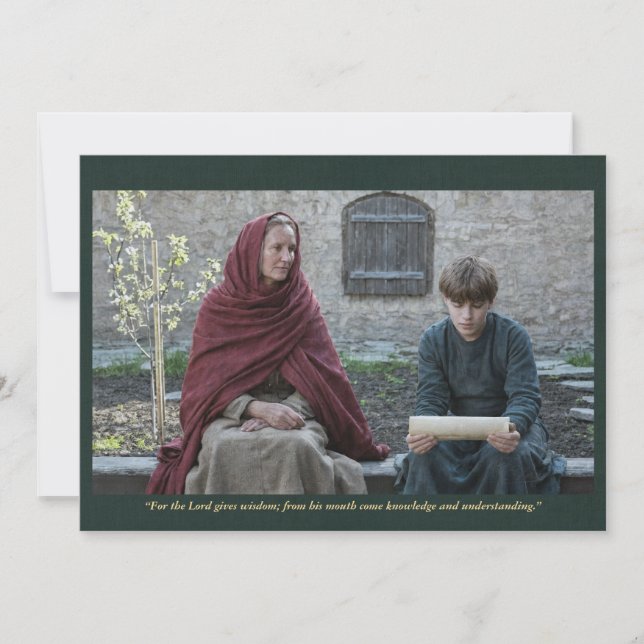 Holy Card | Saint Ludmila with Wenceslaus (Front)