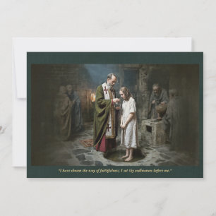 Holy Card Saint Methodius with Ludmila